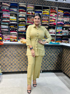 Neena- Linen Coord-set