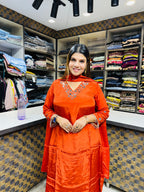 Anaya- Crepe Mirror Work Suit