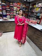 Parul- Georgette Anarkali 3pc