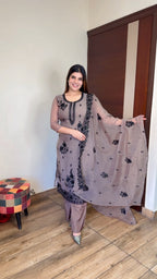 Mahira- Organza Embroidery Suit
