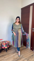 Meher- Anarkali 3pc suit