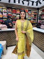 Himani- Linen Straight Suit