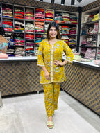 Mansi- Cotton Floral Coord-set