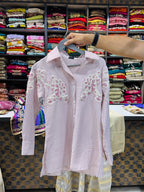 Diksha- Linen Embroidery Shirt