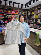 Diksha- Linen Embroidery Shirt