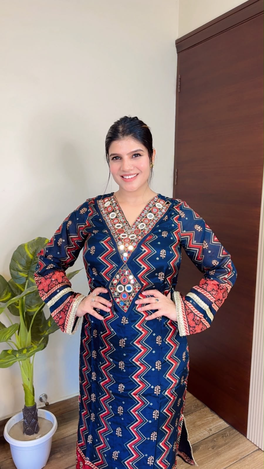Kareena- crepe long-lenght 2pc set