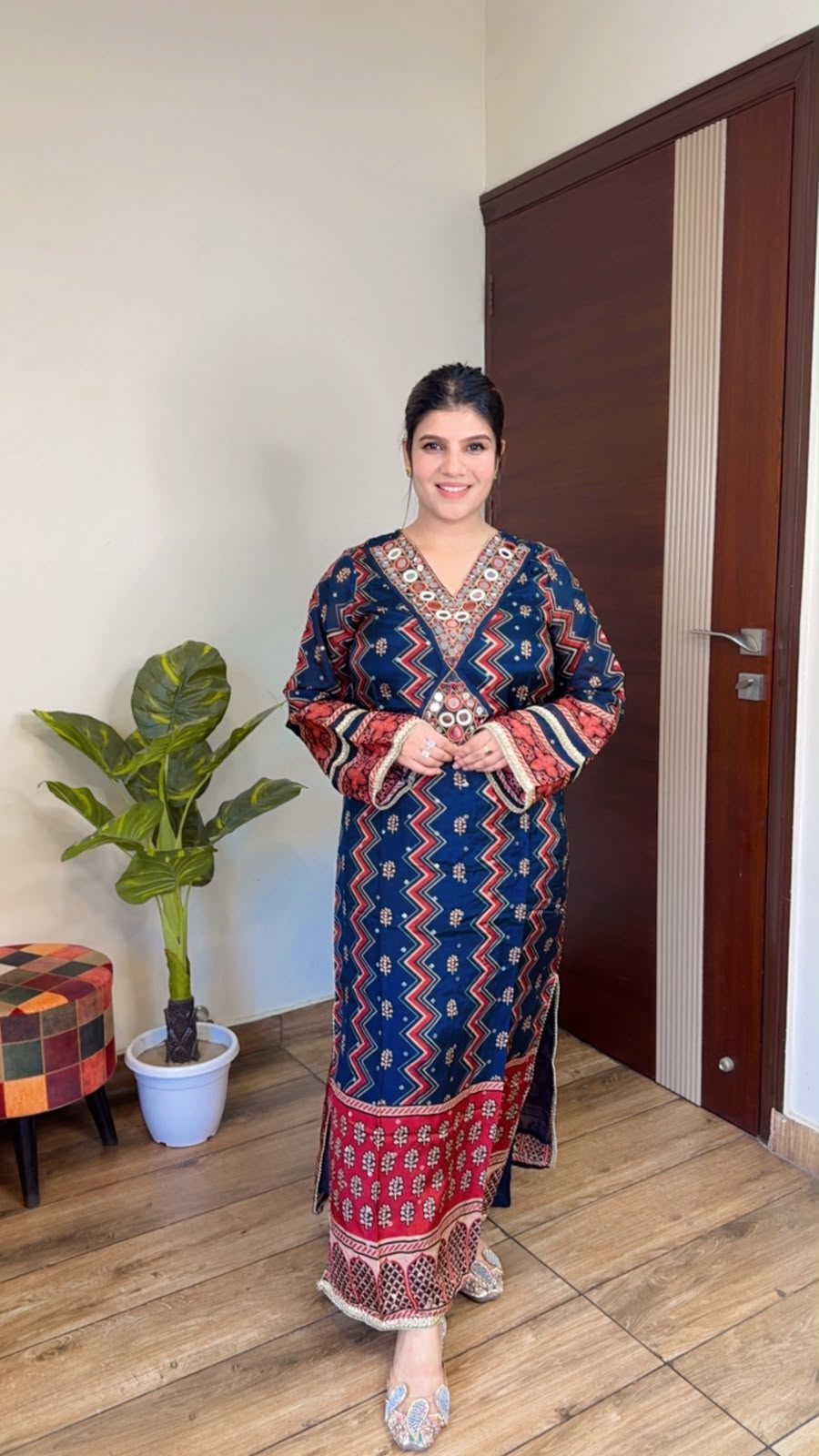 Kareena- crepe long-lenght 2pc set