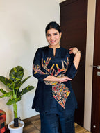 Amani- Crepe Embroidery Coordset