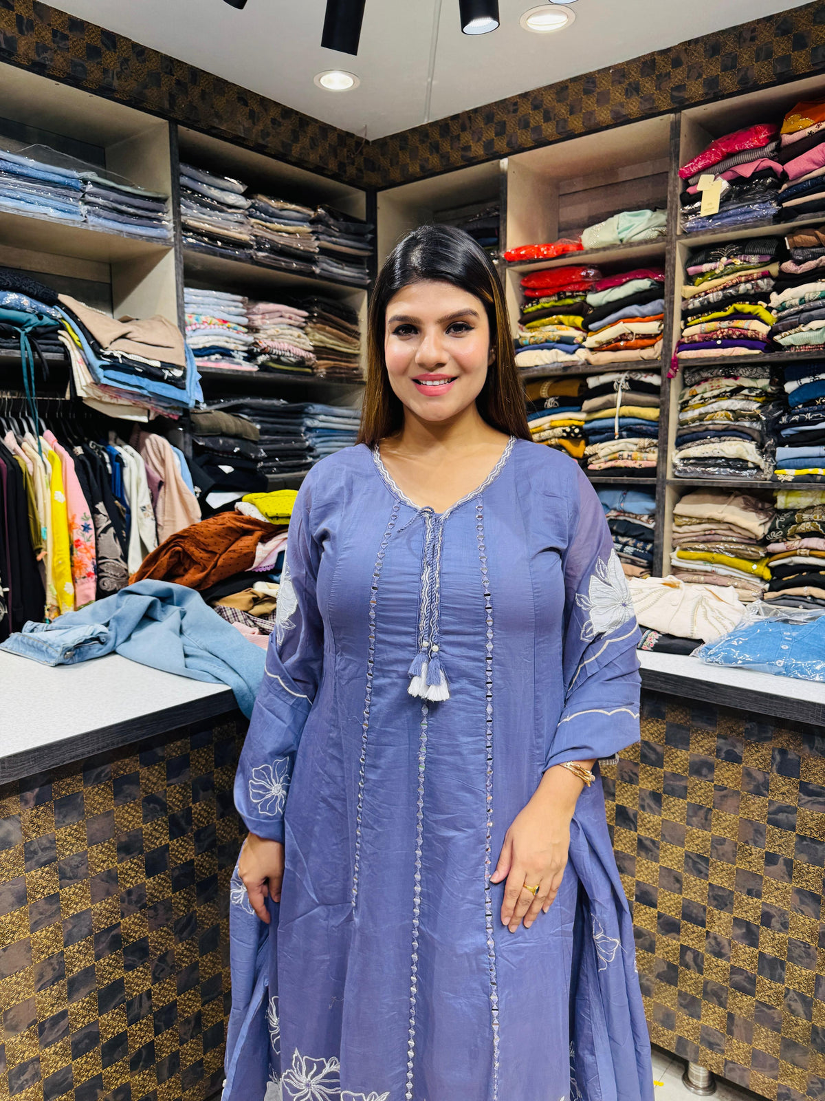Celine- Cotton Anarkali Suit