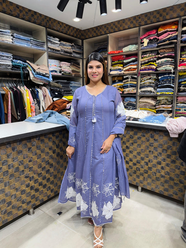 Celine- Cotton Anarkali Suit