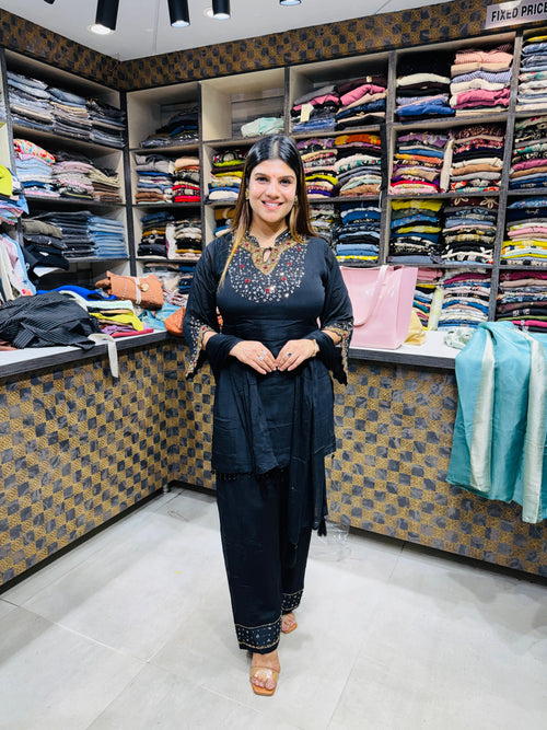 Sana- Chinon Handwork Farshi Suit