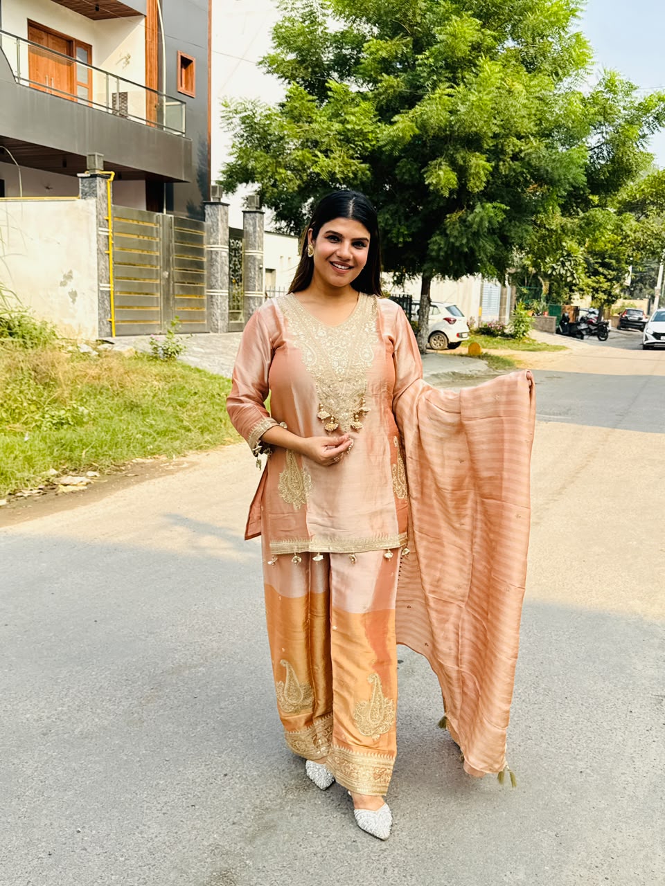 kamini- Silk Farshi Suit
