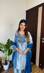 Toshif- Giraffe Silk Farshi Suit
