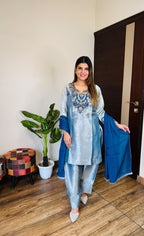 Toshif- Giraffe Silk Farshi Suit