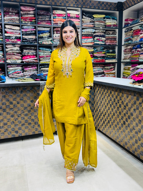 Tina- Silk Farshi Salwaar Suit