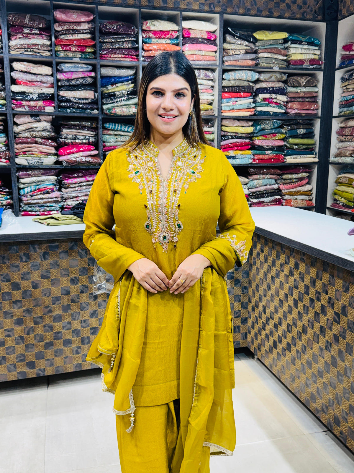Tina- Silk Farshi Salwaar Suit