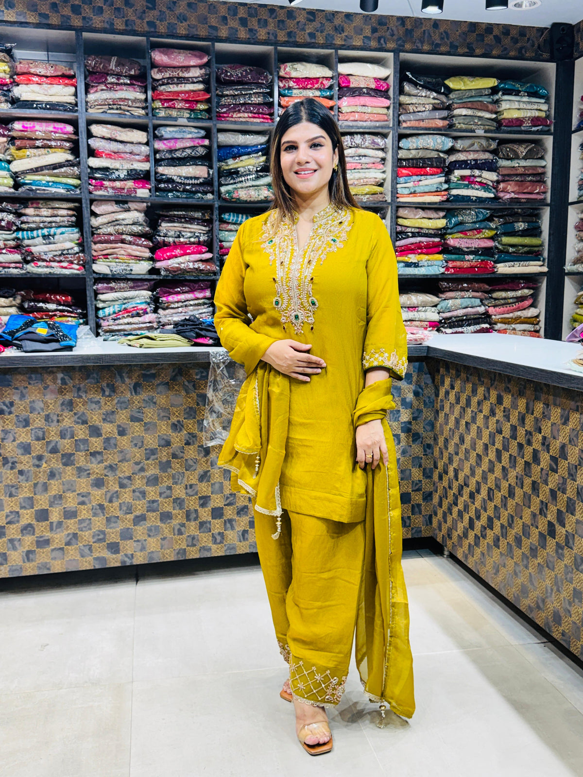 Tina- Silk Farshi Salwaar Suit