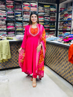 Roshni- Chinon Anarkali Suit