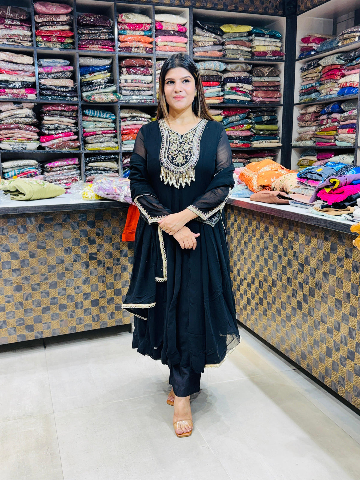 Misty- Georgette Anarkali Suit
