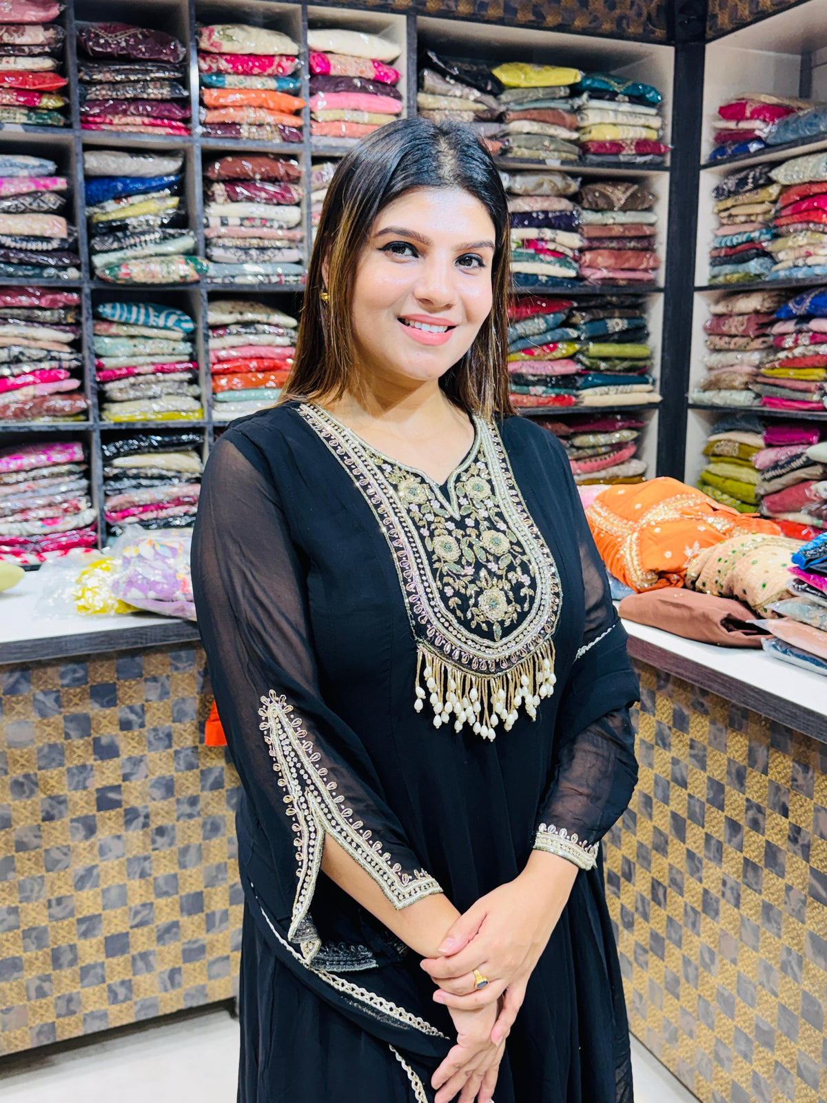 Misty- Georgette Anarkali Suit