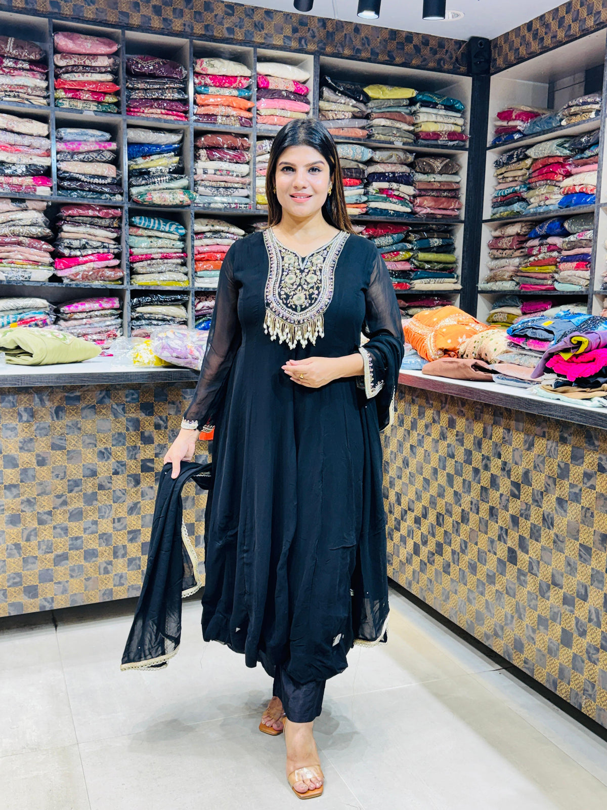 Misty- Georgette Anarkali Suit
