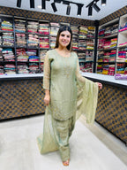 Tanya- Farshi Salwaar Handwork Suit