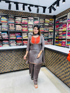 Sneha- Chinon Sharara Suit