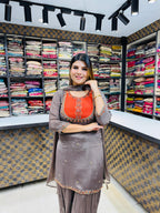Sneha- Chinon Sharara Suit