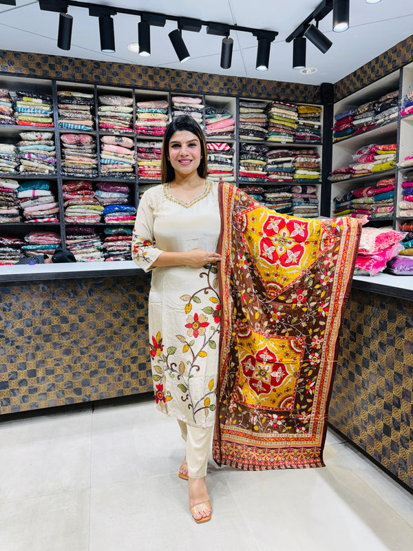 Misty- Floral 3pc Suit