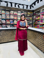 Kanika- Chinon Sharara Suit