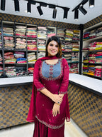 Kanika- Chinon Sharara Suit