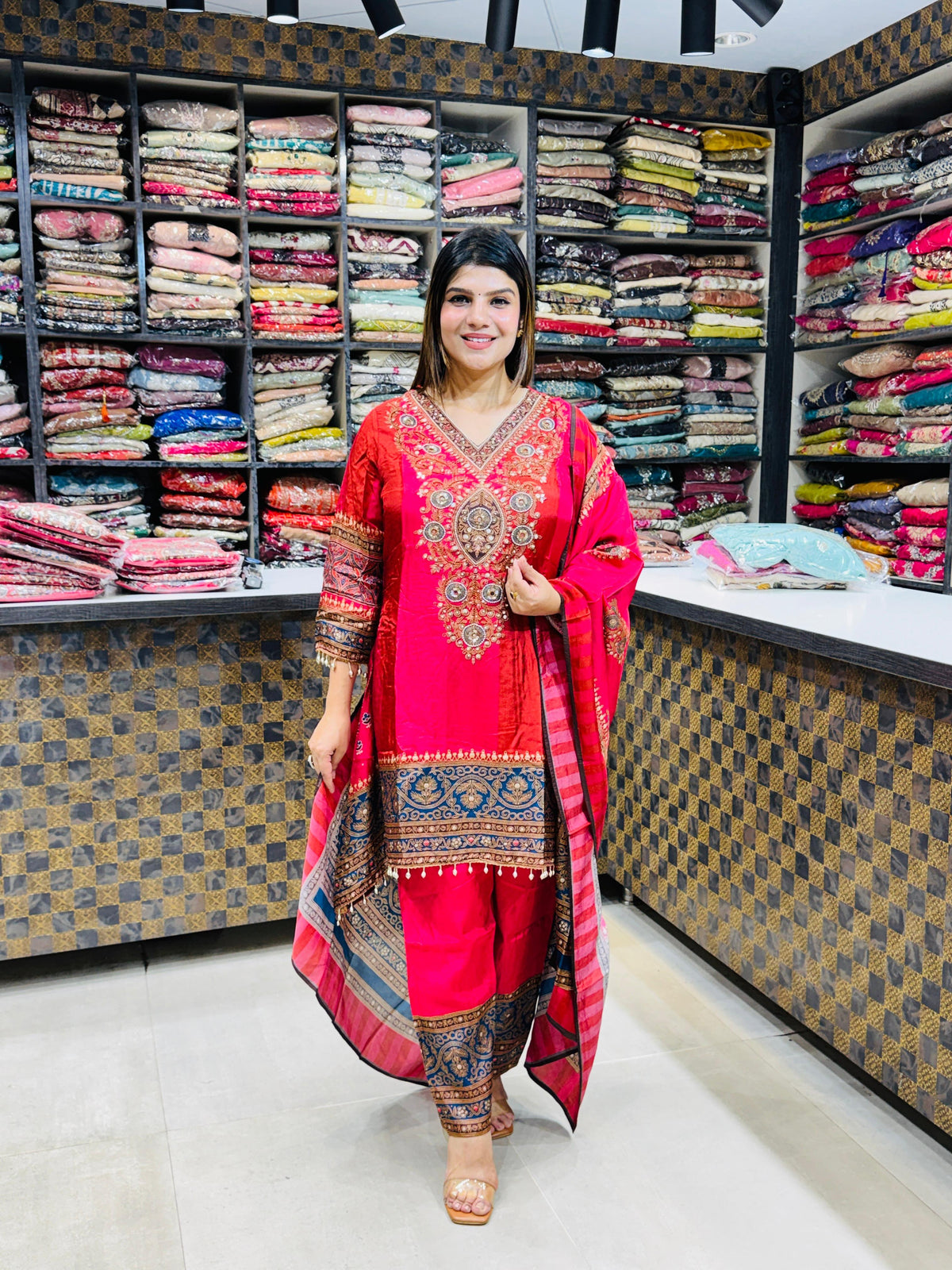 Fina- Crepe 3pc Suit