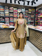 Riya- Salsa Handwork Sharara Suit