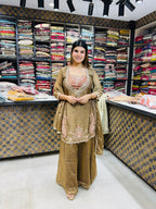 Riya- Salsa Handwork Sharara Suit