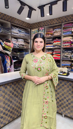 Himani- Anarkali Floral Embroidery Suit