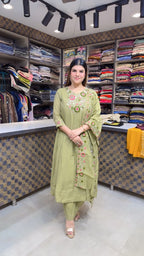 Himani- Anarkali Floral Embroidery Suit