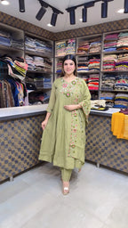 Himani- Anarkali Floral Embroidery Suit