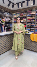 Himani- Anarkali Floral Embroidery Suit
