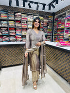 Shabnam- Giraffe Double shade Suit
