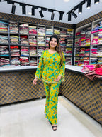 Rekha- Chinon Floral Print Co-ord Set