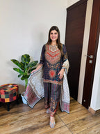 Maya- Crepe 3pc Suit