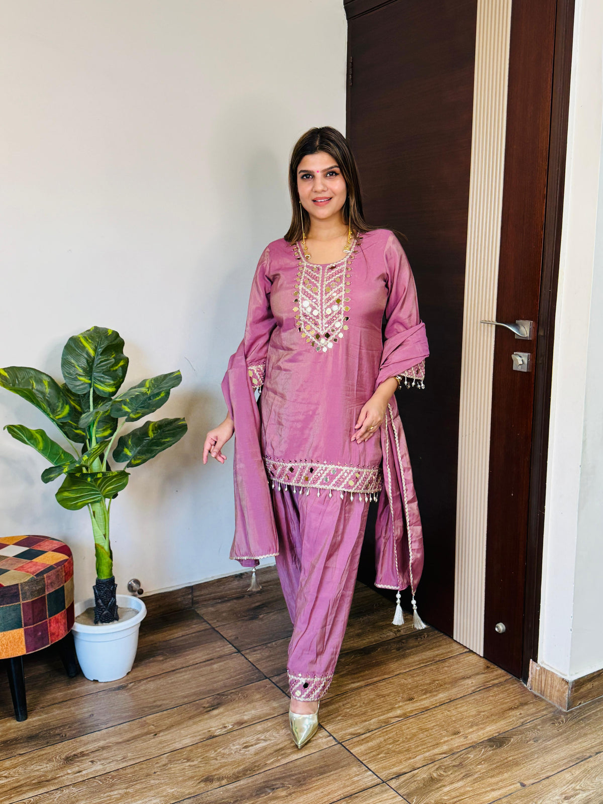 Zoya- Russian Silk Farshi Salwaar Suit