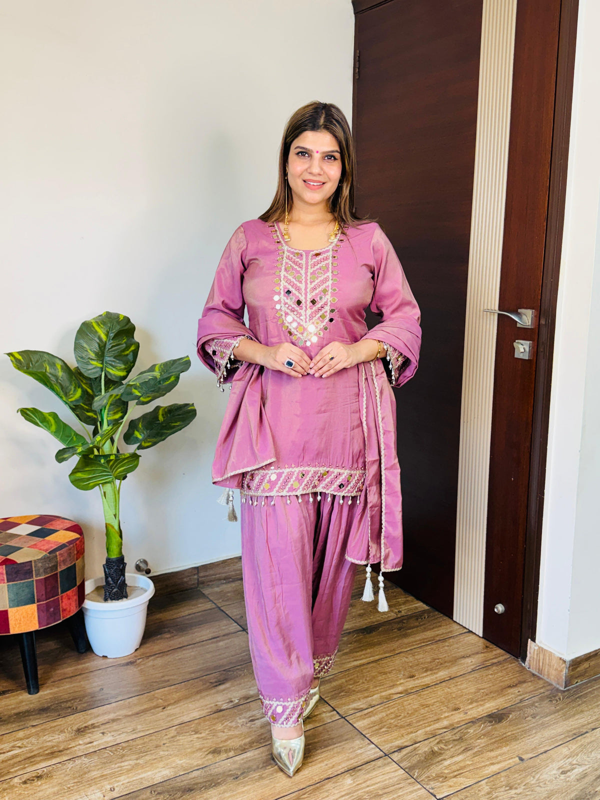Zoya- Russian Silk Farshi Salwaar Suit