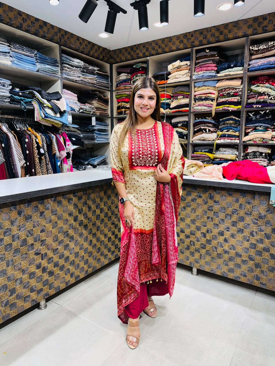 Nafisah- Gauri Silk Straight Suit