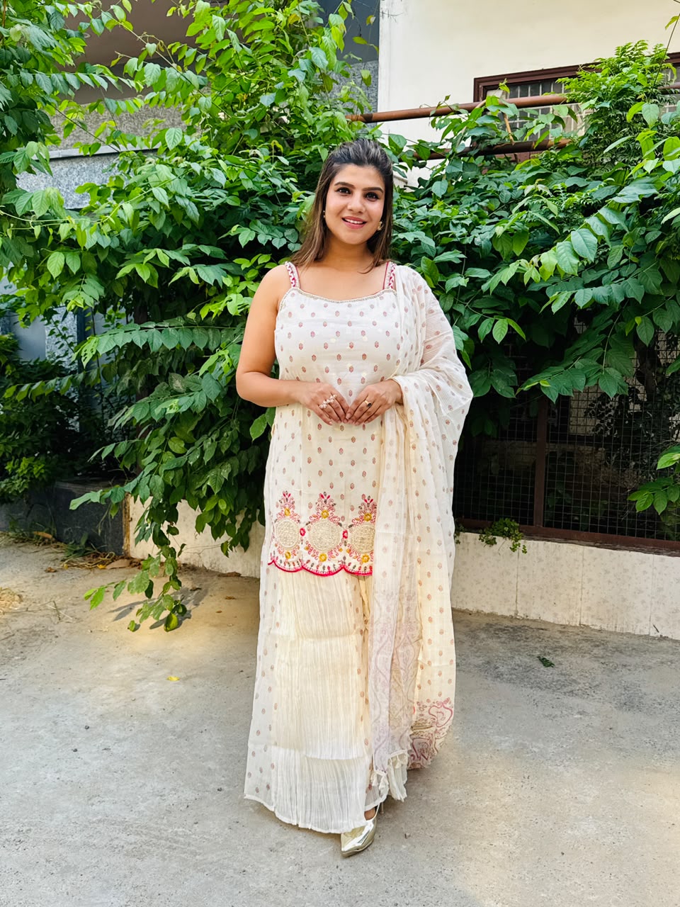 Isha- cotton 3pc Suit