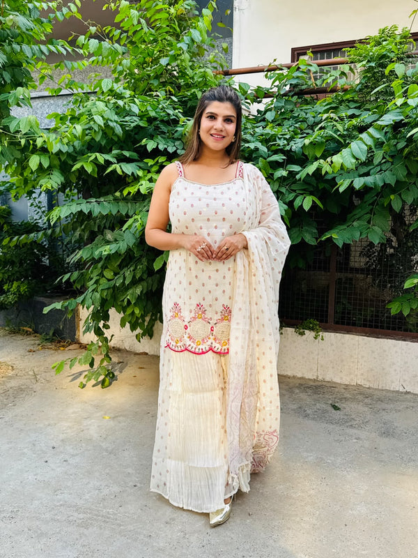 Isha- cotton 3pc Suit