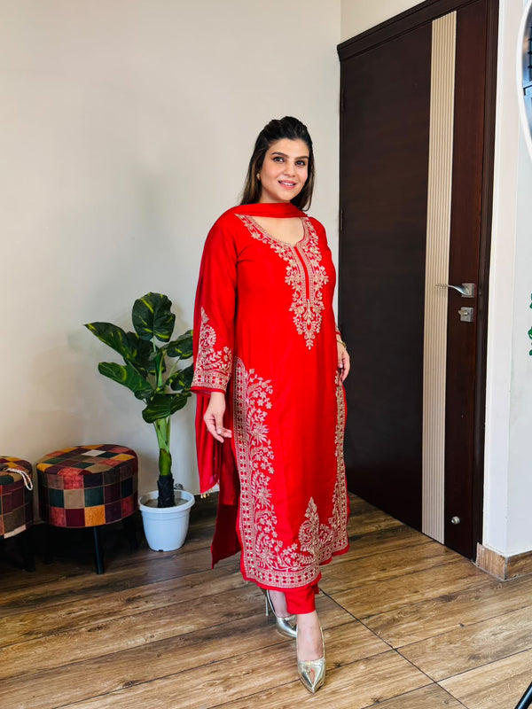 Anaya- Chinon Handwork 3pc Suit