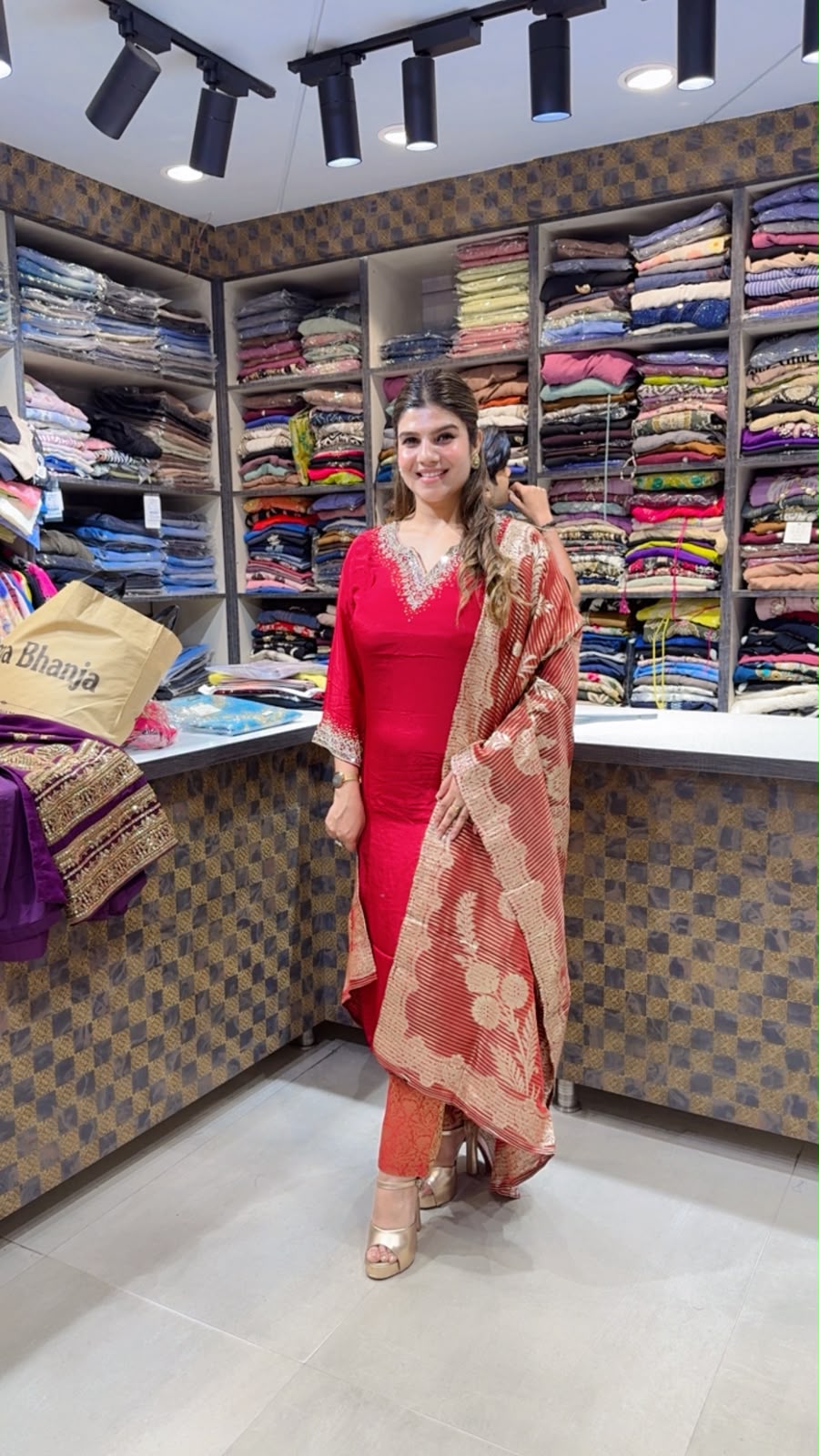 Akansha- Crepe with Brochet Pant Suit