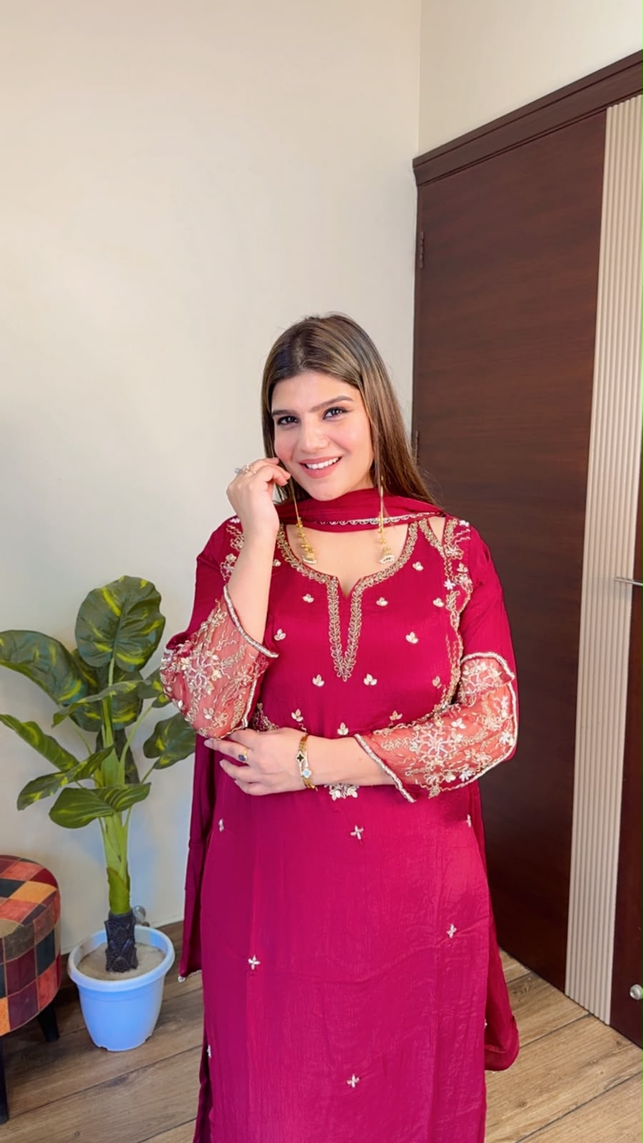 Parisa- Chinon Handwork Suit