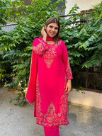 Ridhi- Chinon Handwork Suit